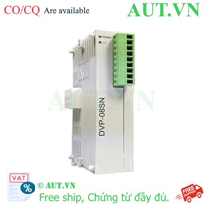Mô đun mở rộng PLC Delta DVP08SN11R | 8 Ngõ ra Relay, 24VDC, Chính hãng