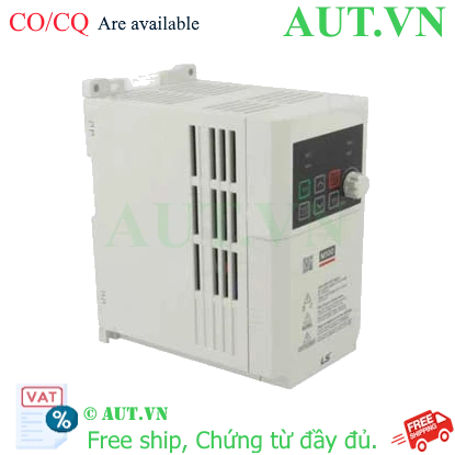 LSLV0008M100-1EOFNA Biến tần LS - 1 pha 220VAC 0.75kW 4.2A 400Hz IP20