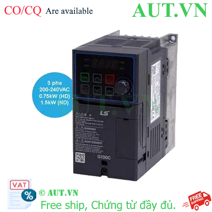 Biến tần LS LSLV0008G100C-2EONN 0.75kW 3 Pha Chính Hãng