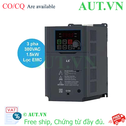 Biến tần LS LSLV0015G100-4EOFN 1.5kW 3 Pha 380V - Chính hãng AUT VN