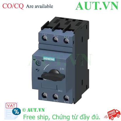 Bộ Ngắt Mạch Bảo Vệ Động Cơ Siemens 3RV2021-1GA10 (3 Pha, 4.5-6.3A, 100kA)