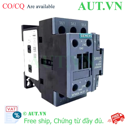 Khởi động từ Contactor Siemens 3RT6026-1AC20 (25A, 24VAC)