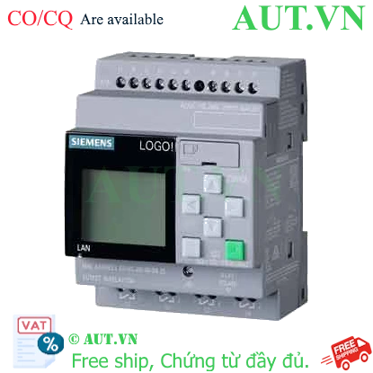 PLC Siemens LOGO! 8.4 6ED1052-1FB08-0BA2 | Màn hình LCD, Ethernet tích hợp, 8DI/4DQ