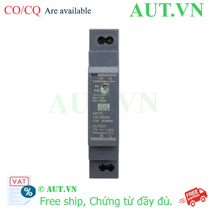 Bộ nguồn MEAN WELL HDR-15-12 12V 15W siêu mỏng chính hãng AUT VN
