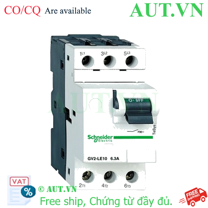 CB bảo vệ động cơ Schneider GV2LE04 0.63A 0.12kW
