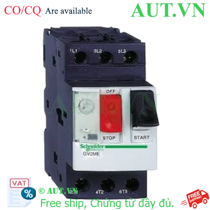 CB bảo vệ động cơ Schneider GV2ME01 (0.1-0.16A) chính hãng - AUT VN CB bảo vệ động cơ Schneider GV2ME01 (0.1-0.16A) chính hãng - AUT VN