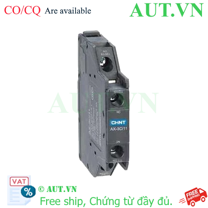 Tiếp Điểm Phụ CHINT AX-3C/11 (1NO+1NC) Chính Hãng | AUT VN