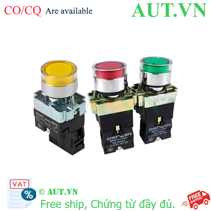 Nút nhấn có đèn CHINT NP2-BW3161 230V LED 