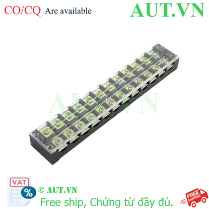 Cầu đấu dạng khối CHINT TB-4512 45A, 12 cực chính hãng