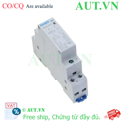 Công tắc tơ NCH8-20/11 220/230V CHINT, 2P, 20A, 1NO+1NC