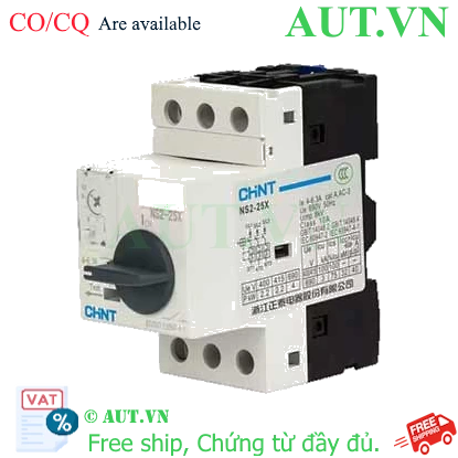 Bộ khởi động động cơ CHINT NS2-25X 4-6.3A Bộ khởi động động cơ CHINT NS2-25X 4-6.3A