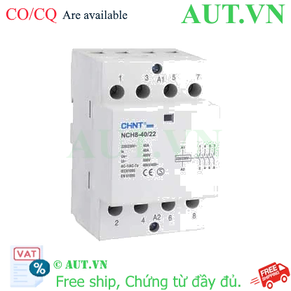 Khởi động từ 20-63A CHINT NCH8-40/22 220/230V 