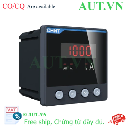 Ampe kế điện tử 1P CHINT PA666-4 *A/5A Ampe kế điện tử 1P CHINT PA666-4 *A/5A