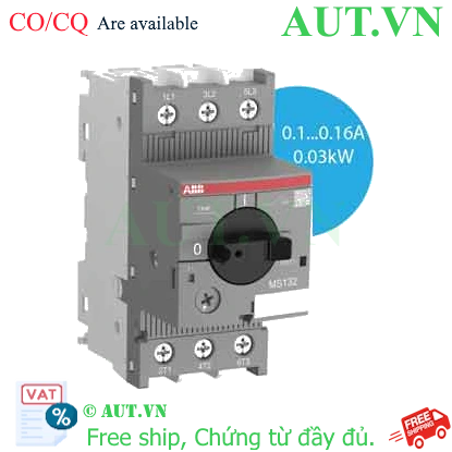 Cầu dao bảo vệ động cơ ABB 1SAM350000R1001 (MS132-0.16) Cầu dao bảo vệ động cơ ABB 1SAM350000R1001 (MS132-0.16)