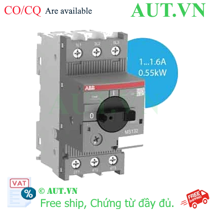 Cầu dao bảo vệ động cơ ABB 1SAM350000R1006 (MS132-1.6) 