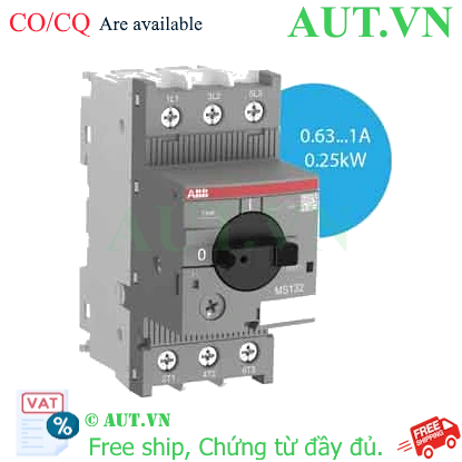 Cầu dao bảo vệ động cơ ABB 1SAM350000R1005 (MS132-1.0) Cầu dao bảo vệ động cơ ABB 1SAM350000R1005 (MS132-1.0)