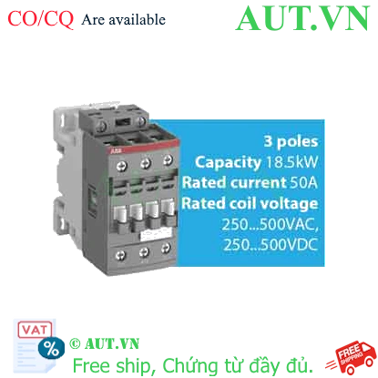 Khởi động từ ABB AF26-30-00-14 (11kW) - Công nghệ AF, Dải điện áp rộng, Bền bỉ