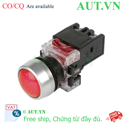 Đèn báo Hanyoung Nux MRP-RD0R | LED Đỏ, 12-24V, Ø22mm | AUT VN