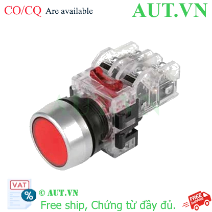 Nút Nhấn Nhả Hanyoung Nux MRF-RM1R Phi 22 Màu Đỏ - Chính Hãng AUT VN