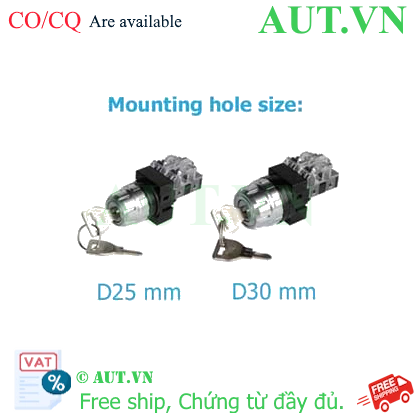 Công tắc nút nhấn Hanyong Nux CRK-253A1L