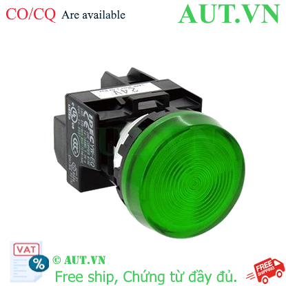 Đèn Báo Phi 22 IDEC YW1P-1EQHG 110VAC Xanh Lá Chính Hãng