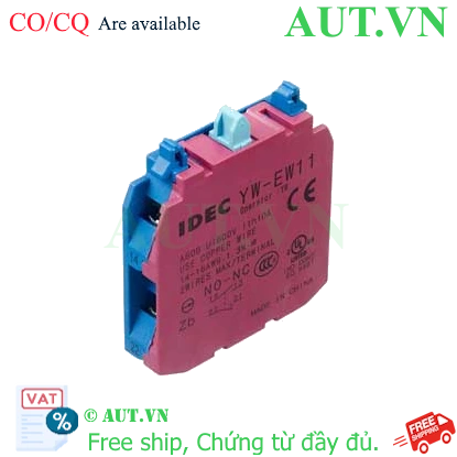 Khối Tiếp Điểm IDEC YW-EW11 (1NO+1NC) Chính Hãng