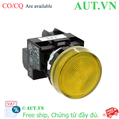Đèn báo IDEC YW1P-1EM42Y 220V 22mm (vàng)