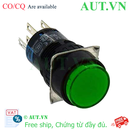 Đèn báo IDEC AL6M-P4GC D16 24VAC/DC Xanh lá