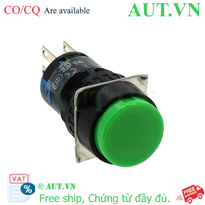Nút nhấn giữ IDEC AB6M-A2G 16mm (Xanh lá cây)