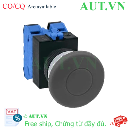 Nút nhấn giữ không đèn IDEC AOW420B D22 2NO (Đen)