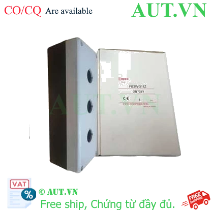 Hộp nút nhấn 3 lỗ IDEC FB3W-311Z Phi 22mm Chính Hãng