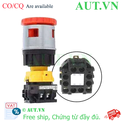 Nút nhấn dừng khẩn cấp IDEC XN4E-BL411MRH Ø30mm (1NO+1NC)