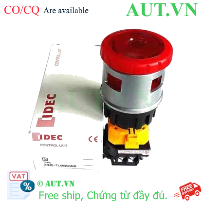 Nút Dừng Khẩn Cấp IDEC XN4E-TL403Q4MR D30 Có Đèn - AUT VN