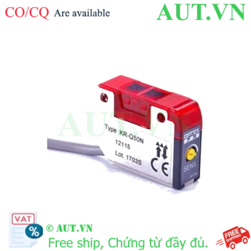 Ảnh của Cảm biến quang OPTEX FA KR-Q50CNW phản xạ gương, 500mm