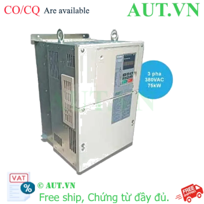 Ảnh của Biến tần Yaskawa CIMR-ET4A0139AAA 75kW - 3 Pha 380V | Dòng E1000 Cao Cấp, Tích hợp DC Reactor, Điều khiển Vector Chính xác