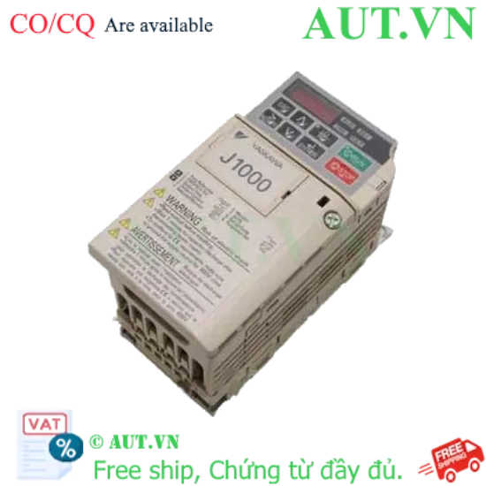 Ảnh của Biến tần YASKAWA CIMR-JT2A0002BAA 3 pha 220VAC 0.2kW/0.4kW 1.6A/1.9A
