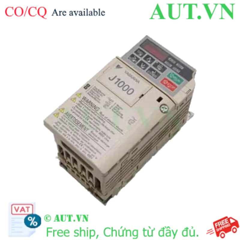 Ảnh của Biến tần YASKAWA CIMR-JT2A0002BAA 3 pha 220VAC 0.2kW/0.4kW 1.6A/1.9A