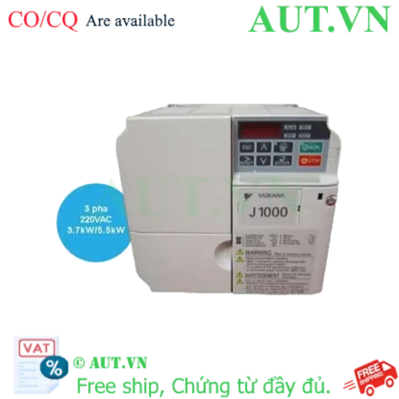 Ảnh của Biến tần YASKAWA CIMR-JT2A0020BAA 3 pha 220VAC 3.7kW/5.5kW