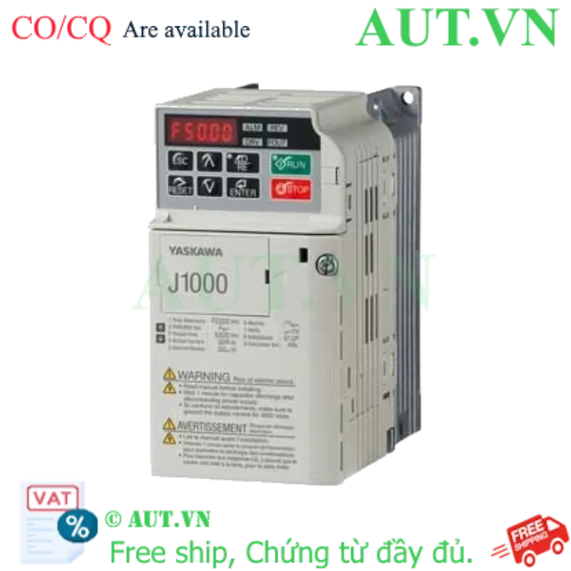 Ảnh của Biến tần YASKAWA CIMR-JTBA0006BAA 1 pha 220VAC 0.75kW/1.1kW