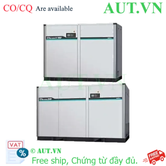 Ảnh của Máy nén khí không dầu 2 cấp 132...240kW HITACHI DSP-160W5N2 