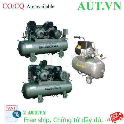 Ảnh của Máy nén khí piston gắn bình đựng khí ngang HITACHI 7.5OU-8.5GA5A 