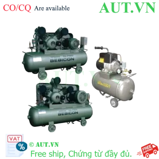 Ảnh của Máy nén khí piston gắn bình đựng khí ngang HITACHI 7.5OU-8.5GA5A 
