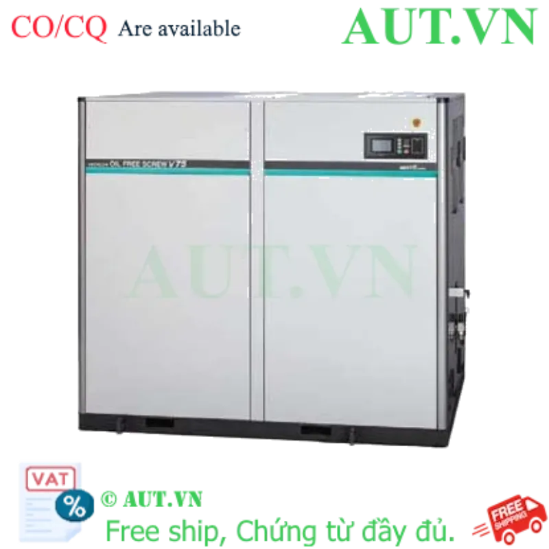 Ảnh của Máy nén khí trục vít 2 cấp làm mát khí HITACHI DSP-100A5LMN2 