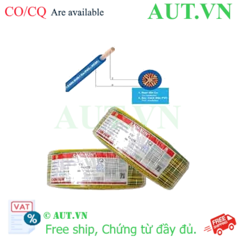 Ảnh của Dây điện đơn mềm VCSF 1x0.75-E Cadisun - 200m - 300/500V