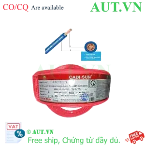 Ảnh của Dây điện đơn mềm ruột đồng CADISUN VCSF 1x0.75-R 