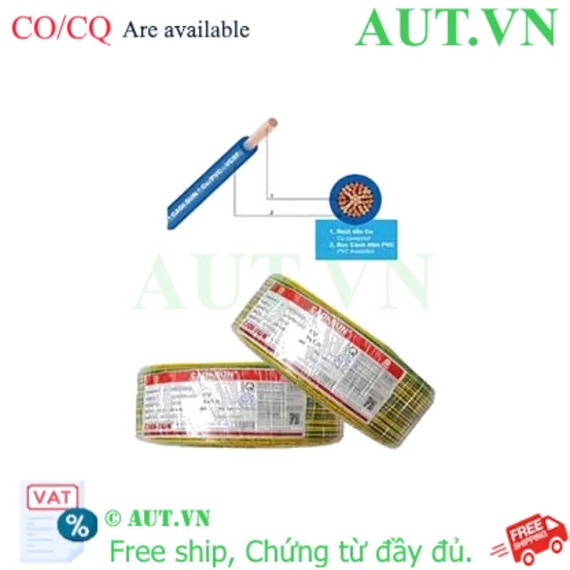 Ảnh của Dây điện đơn mềm ruột đồng CADISUN VCSF 1x1.0-E 