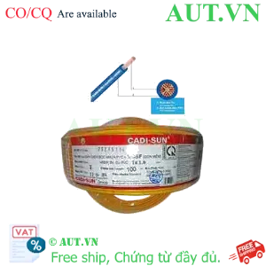 Ảnh của Dây điện đơn mềm ruột đồng CADISUN VCSF 1x1.0-Y 