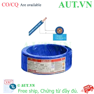 Ảnh của Dây điện đơn mềm ruột đồng CADISUN VCSF 1x1.5-BL 