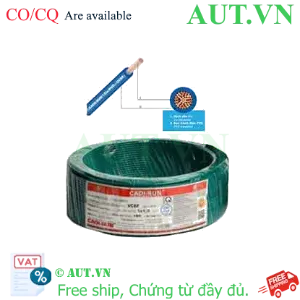 Ảnh của Dây điện đơn mềm ruột đồng CADISUN VCSF 1x1.5-G 