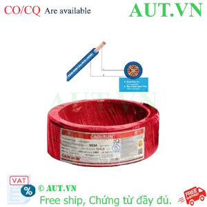 Ảnh của Dây điện đơn mềm ruột đồng CADISUN VCSF 1x1.5-R 